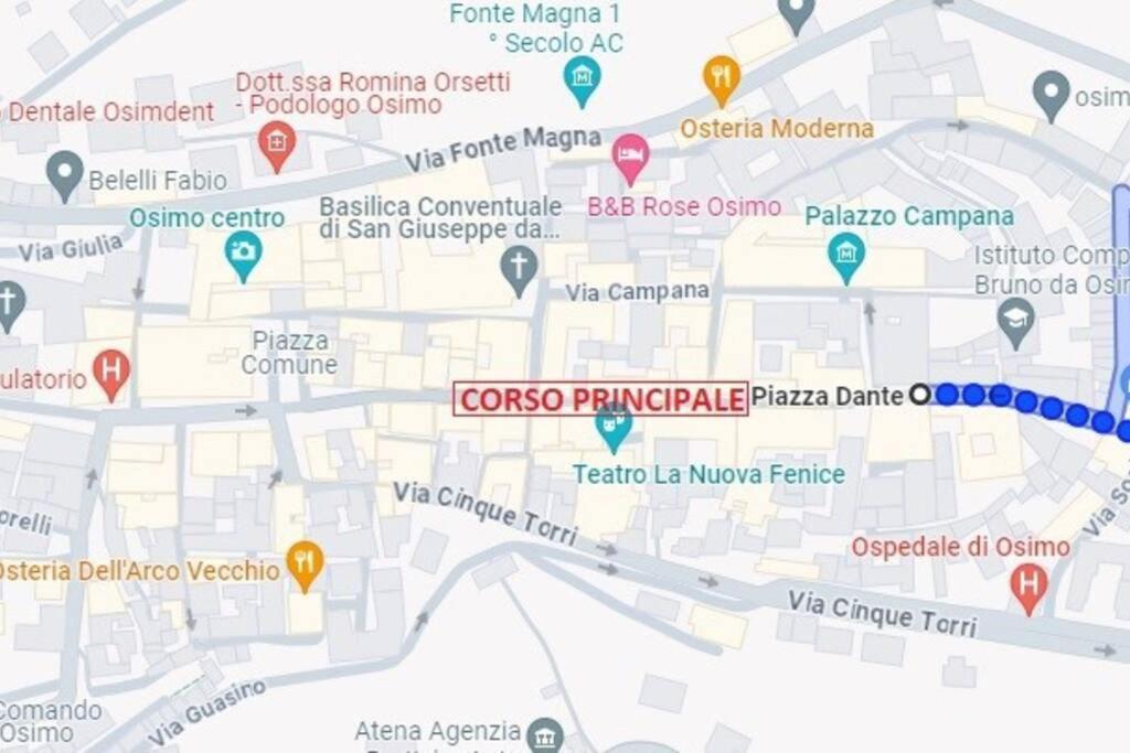 Osimo Nel Cuore Del Centro, Free Wi-Fi E Netflix Apartment Ngoại thất bức ảnh